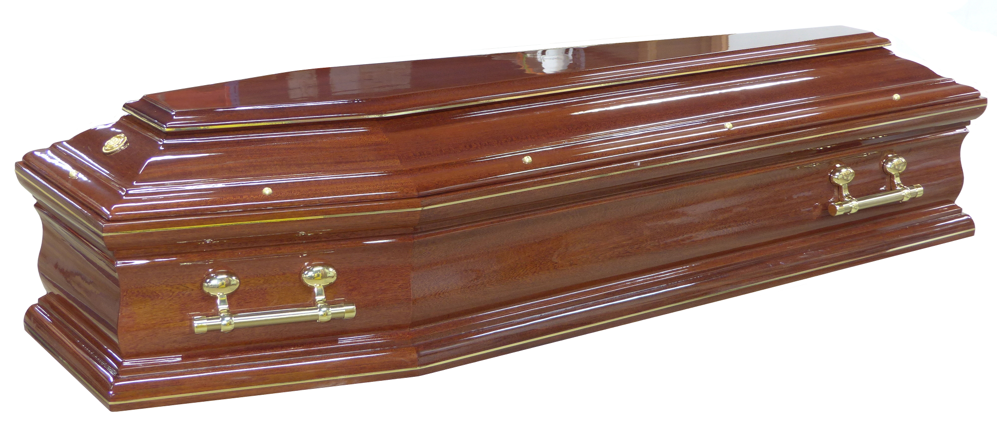 <ul><li>Acajou massif 34mm</li><li>Caisse moulurée</li><li>3 liserets or</li><li>Plinthe et cimaise</li><li>Vernis polyester</li></ul> Versailles